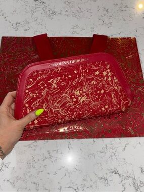 Carolina Herrera Red Cosmetic Bag